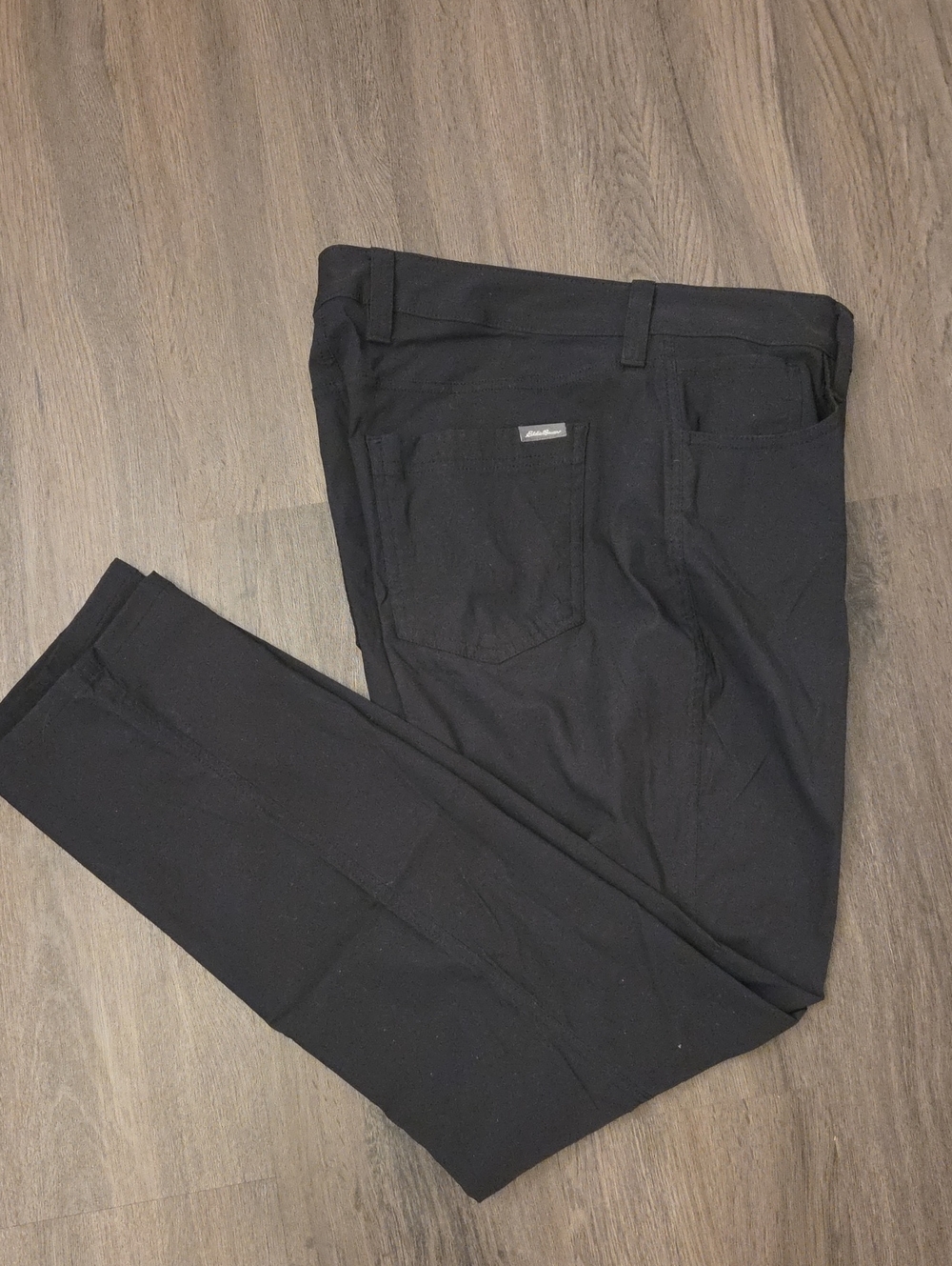 Eddie Bauer Black Women's Straight-Leg Trousers